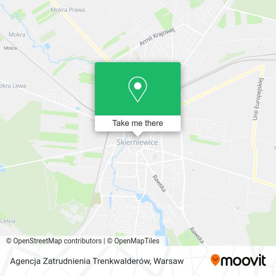 Agencja Zatrudnienia Trenkwalderów map