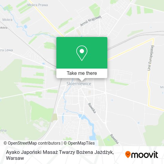 Ayako Japoński Masaż Twarzy Bożena Jażdżyk map