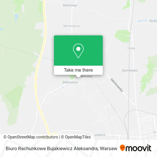 Карта Biuro Rachunkowe Bujakiewicz Aleksandra