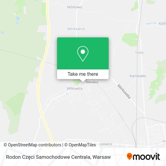 Rodon Częci Samochodowe Centrala map