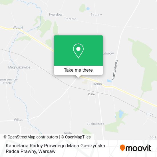 Kancelaria Radcy Prawnego Maria Gałczyńska Radca Prawny map