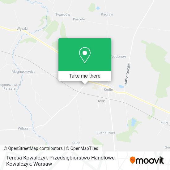 Teresa Kowalczyk Przedsiębiorstwo Handlowe Kowalczyk map