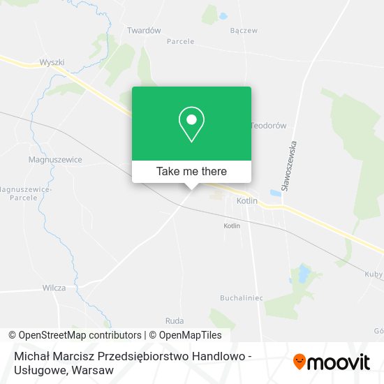 Michał Marcisz Przedsiębiorstwo Handlowo - Usługowe map