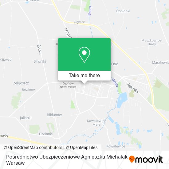 Pośrednictwo Ubezpieczeniowe Agnieszka Michalak map