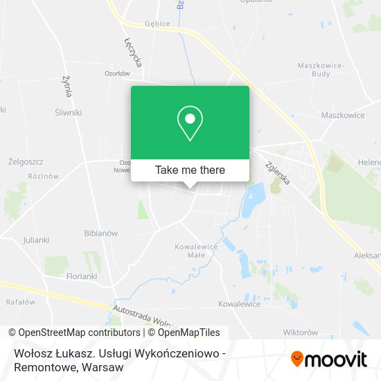 Wołosz Łukasz. Usługi Wykończeniowo - Remontowe map