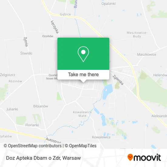 Карта Doz Apteka Dbam o Zdr