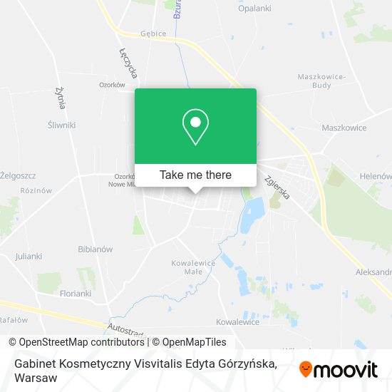 Gabinet Kosmetyczny Visvitalis Edyta Górzyńska map