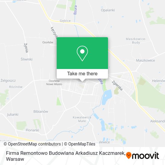 Firma Remontowo Budowlana Arkadiusz Kaczmarek map