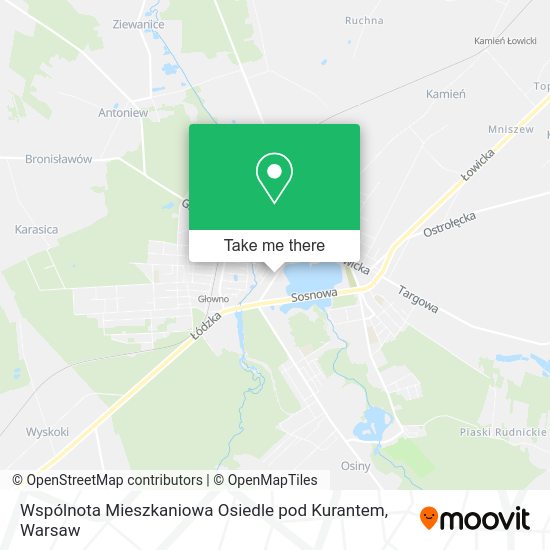 Wspólnota Mieszkaniowa Osiedle pod Kurantem map