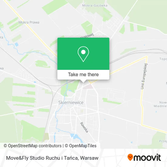 Карта Move&Fly Studio Ruchu i Tańca