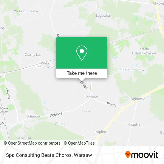 Spa Consulting Beata Choros map