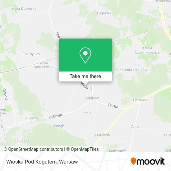 Wioska Pod Kogutem map