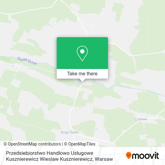 Przedsiebiorstwo Handlowo Uslugowe Kusznierewicz Wieslaw Kusznierewicz map