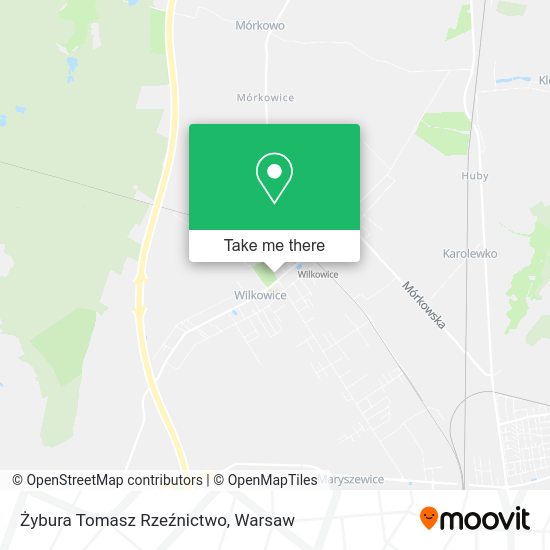 Żybura Tomasz Rzeźnictwo map