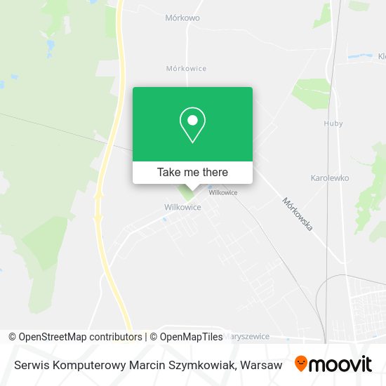 Serwis Komputerowy Marcin Szymkowiak map