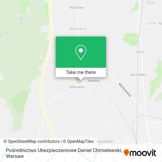 Pośrednictwo Ubezpieczeniowe Daniel Chmielewski map