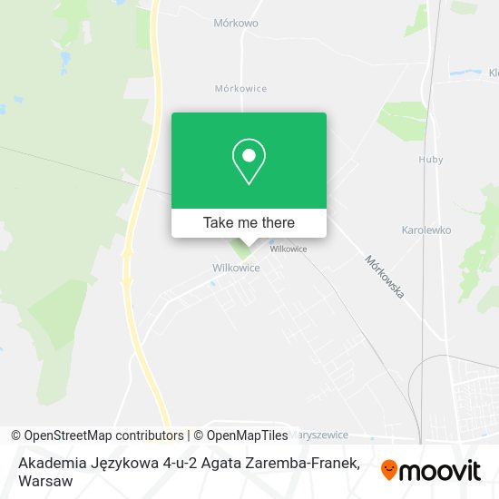 Akademia Językowa 4-u-2 Agata Zaremba-Franek map