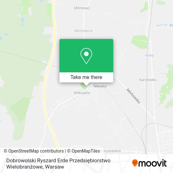 Dobrowolski Ryszard Erde Przedsiębiorstwo Wielobranżowe map