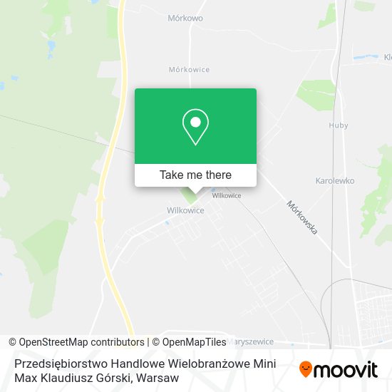 Przedsiębiorstwo Handlowe Wielobranżowe Mini Max Klaudiusz Górski map