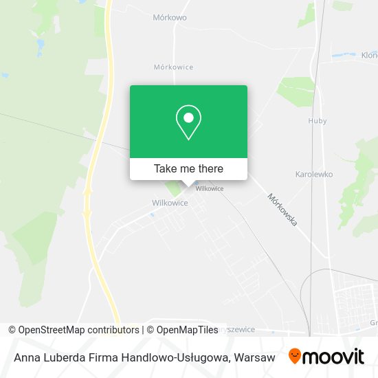 Anna Luberda Firma Handlowo-Usługowa map