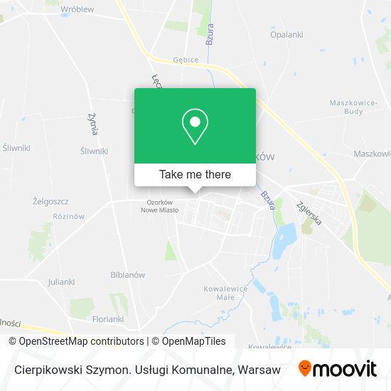 Cierpikowski Szymon. Usługi Komunalne map