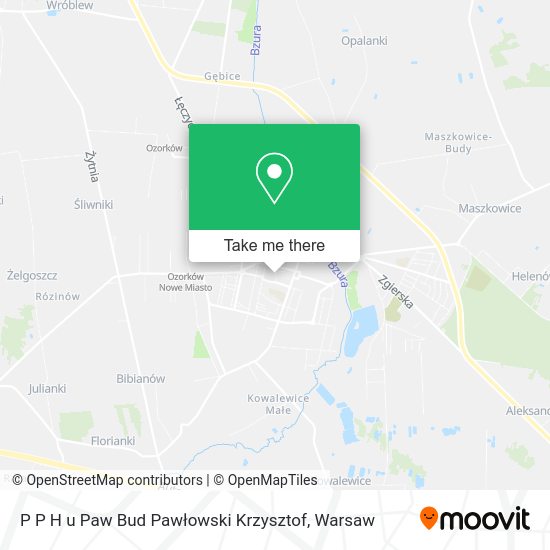 P P H u Paw Bud Pawłowski Krzysztof map