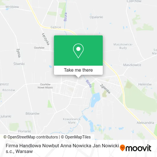 Карта Firma Handlowa Nowbut Anna Nowicka Jan Nowicki s.c.