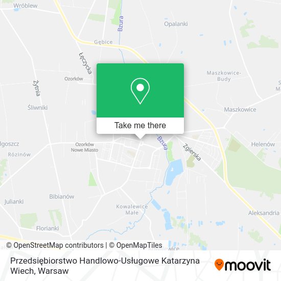 Przedsiębiorstwo Handlowo-Usługowe Katarzyna Wiech map