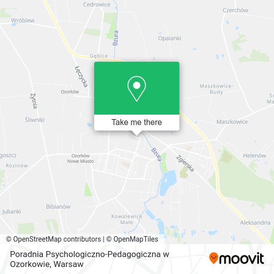 Poradnia Psychologiczno-Pedagogiczna w Ozorkowie map