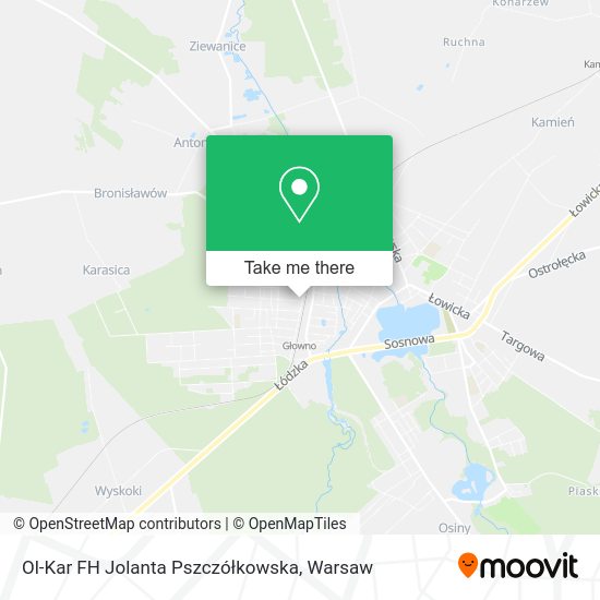 Ol-Kar FH Jolanta Pszczółkowska map