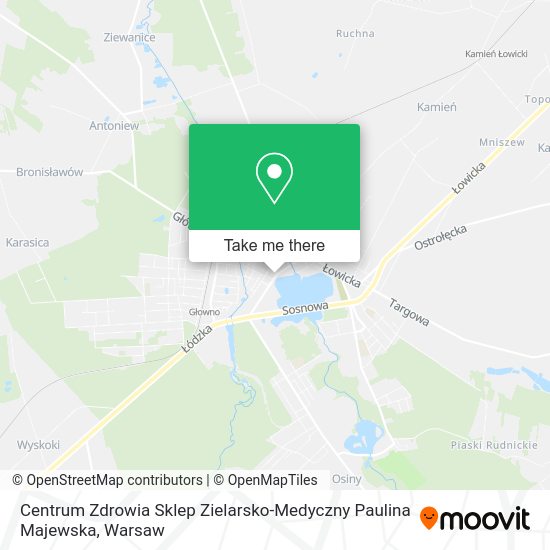 Centrum Zdrowia Sklep Zielarsko-Medyczny Paulina Majewska map