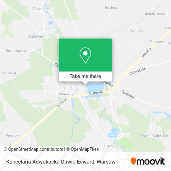 Kancelaria Adwokacka Dawid Edward map