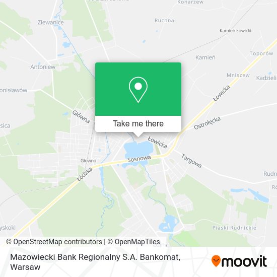 Mazowiecki Bank Regionalny S.A. Bankomat map