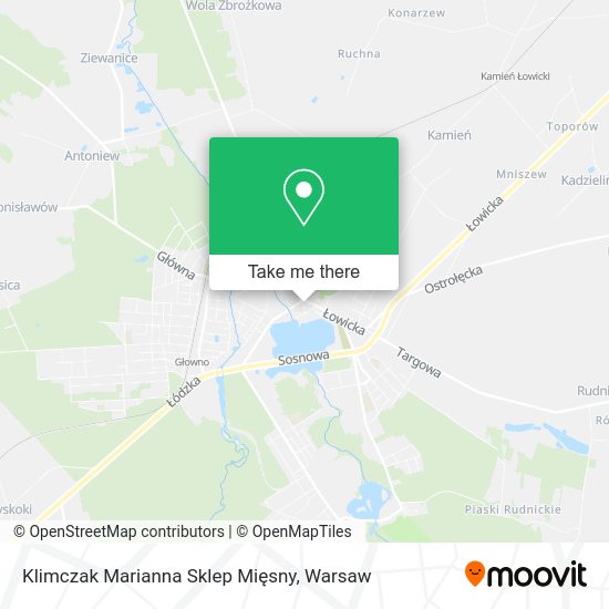 Klimczak Marianna Sklep Mięsny map