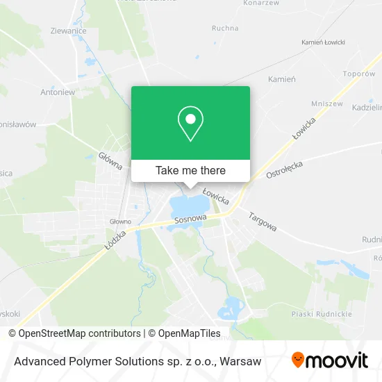 Карта Advanced Polymer Solutions sp. z o.o.