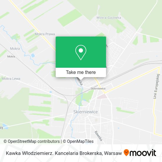 Kawka Włodziemierz. Kancelaria Brokerska map