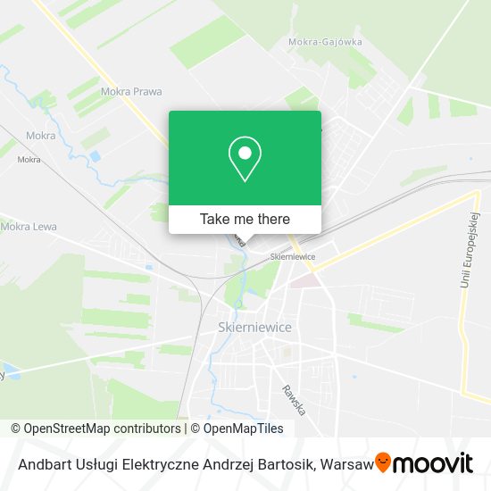 Andbart Usługi Elektryczne Andrzej Bartosik map