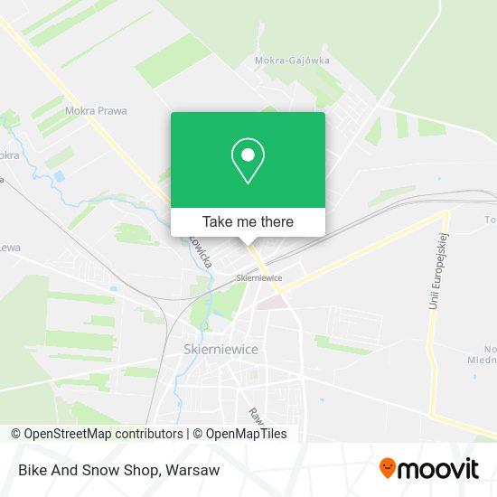 Bike And Snow Shop map