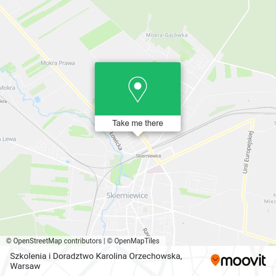 Szkolenia i Doradztwo Karolina Orzechowska map