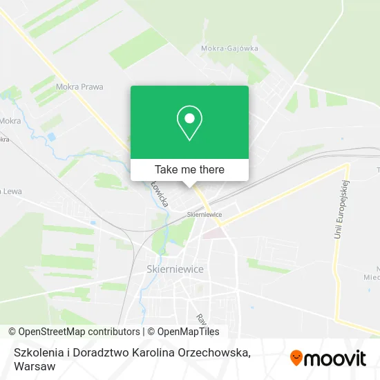 Карта Szkolenia i Doradztwo Karolina Orzechowska