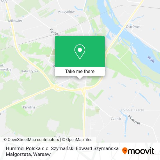 Hummel Polska s.c. Szymański Edward Szymańska Małgorzata map