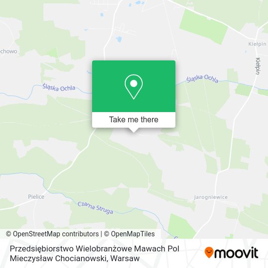 Przedsiębiorstwo Wielobranżowe Mawach Pol Mieczysław Chocianowski map