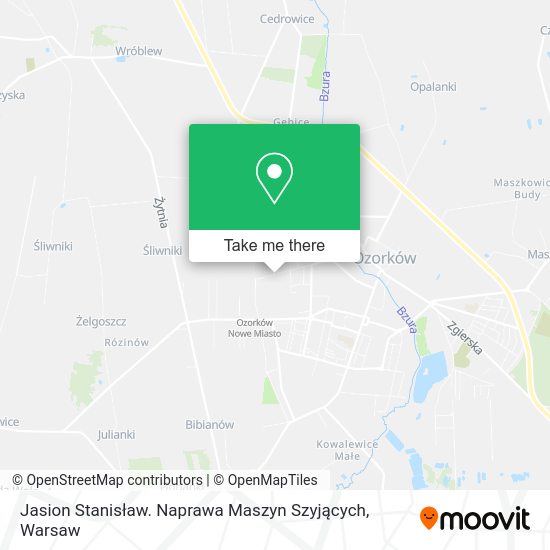 Jasion Stanisław. Naprawa Maszyn Szyjących map