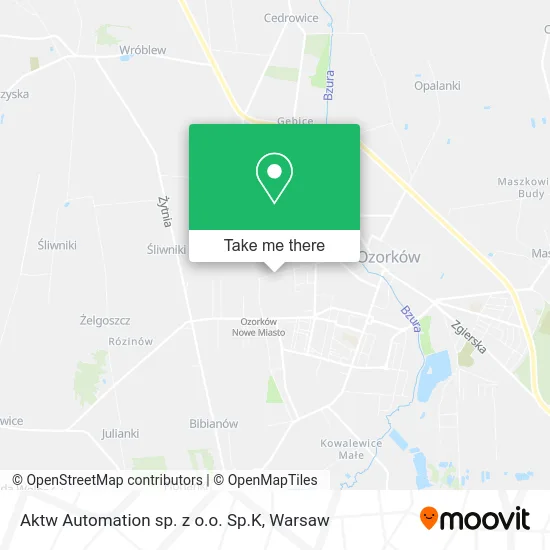 Карта Aktw Automation sp. z o.o. Sp.K