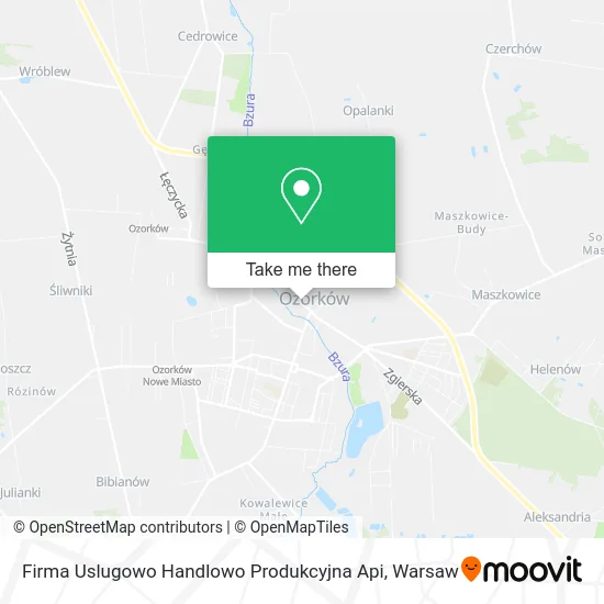 Карта Firma Uslugowo Handlowo Produkcyjna Api