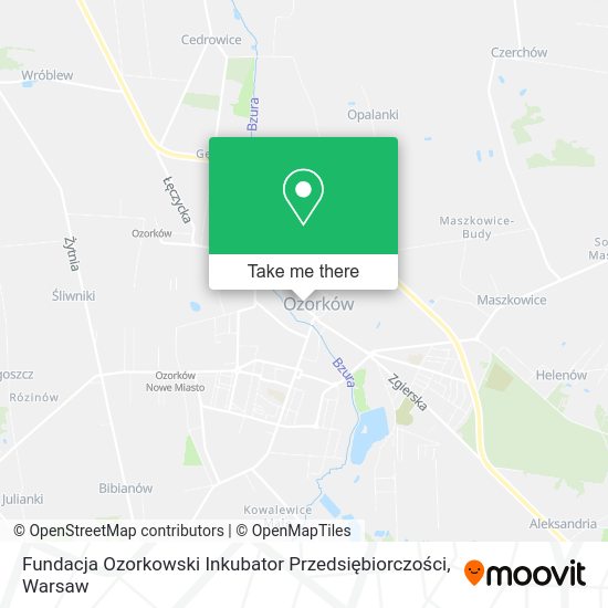 Fundacja Ozorkowski Inkubator Przedsiębiorczości map