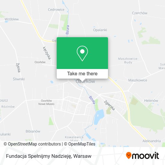 Fundacja Spełnijmy Nadzieję map