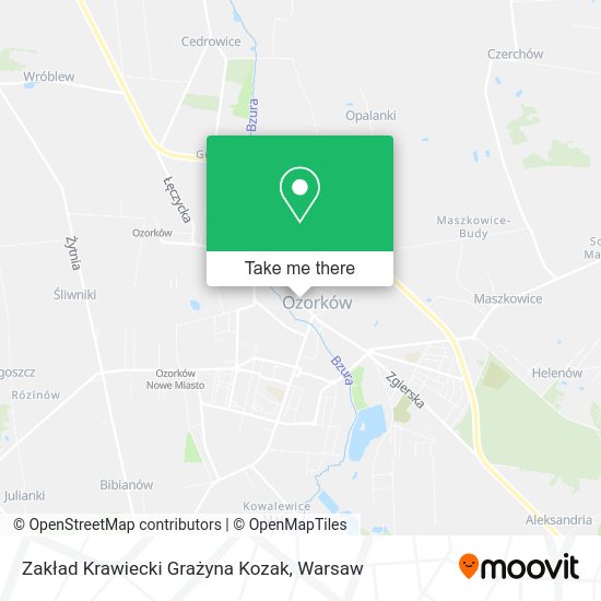 Zakład Krawiecki Grażyna Kozak map