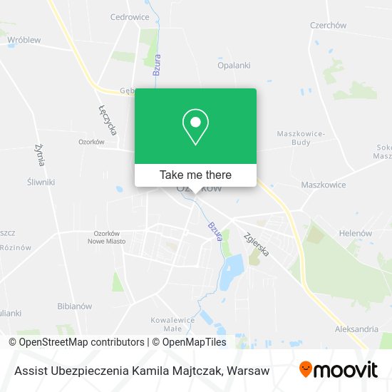 Карта Assist Ubezpieczenia Kamila Majtczak