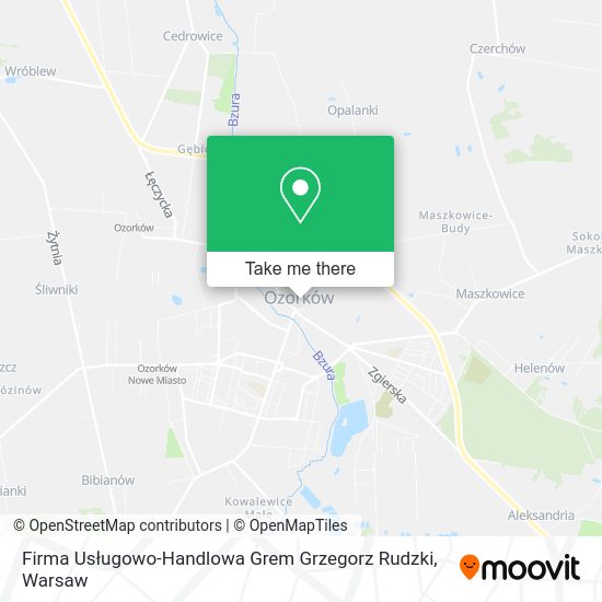 Firma Usługowo-Handlowa Grem Grzegorz Rudzki map